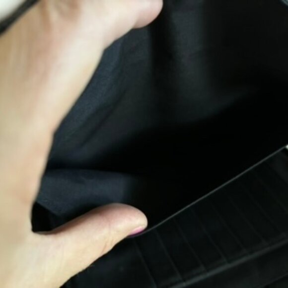 Hermes Clutch Bag Ale Line Zip Around Gray Canvas - Picture 15 of 16